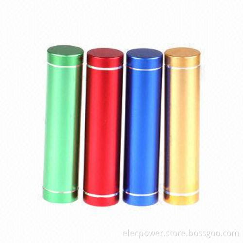 2,600mAh Power Bank, All Safety Protections, Output 5V/1A, Al Housing, Samsung 18650 Battery